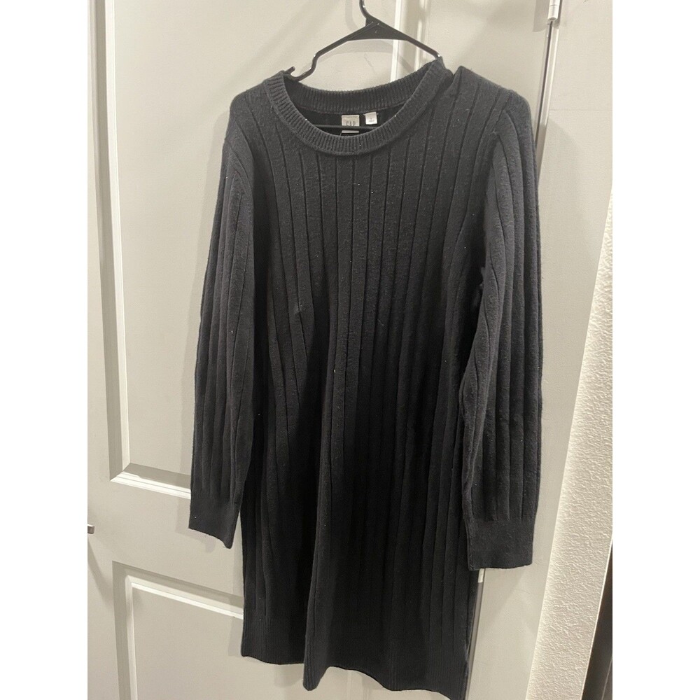 Brand New- Gap L/S Ribbed Sweater Dress Womens (Size L)